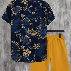 Men's short set by Memories but Unique featuring a casual T-shirt and shorts in a comfortable fit.