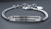 Vintage Thai silver bracelet for men's fashion with intricate traditional design, crafted by Memories but Unique.