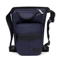 Trendy men's travel sports waist bag for fishing gear, made by Memories but Unique, with multiple compartments and adjustable strap.