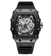 Luminous men's watch by Memories but Unique featuring a sleek design with glowing dial and stainless steel band.