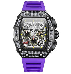 Men's ONOLA watch by Memories but Unique with a sleek black dial and stainless steel band, stylish and modern timepiece.