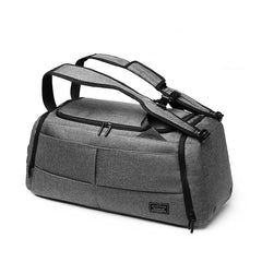 Large multifunctional men's travel bag by Memories but Unique, showing its spacious design with multiple compartments and durable handles.