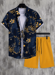 Men's short set by Memories but Unique featuring a casual t-shirt and shorts in a comfortable, stylish design.