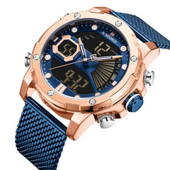 Men's Sports Watch by Memories but Unique with digital display, black band, and sporty design.