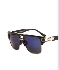 Men's sunglasses by Memories but Unique featuring stylish black frames and dark tinted lenses.