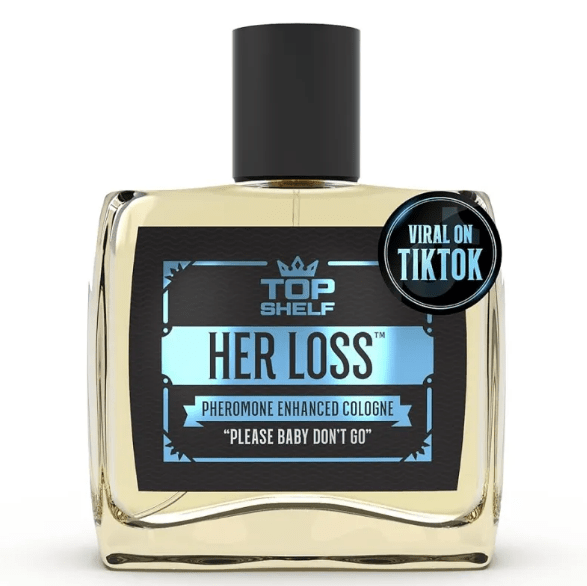 Charm Men's Fragrance bottle by Memories But Unique with sleek design and elegant label, displayed on a neutral background.