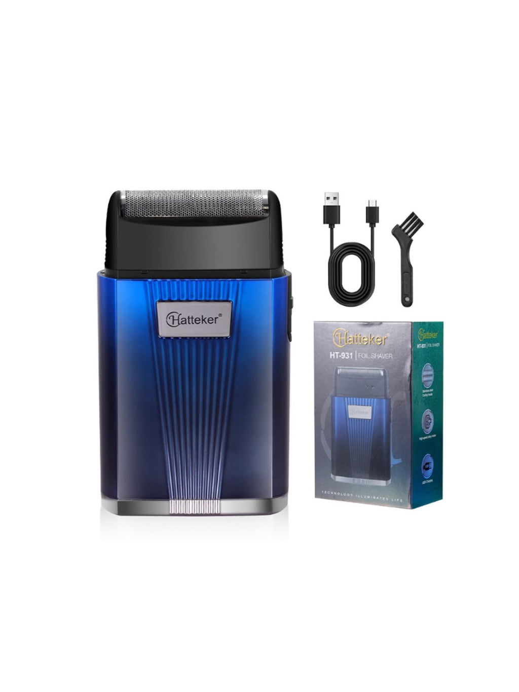 Trendsi portable electric shaver with USB rechargeable compact design, ABS body, suitable for easy travel grooming.