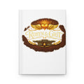 Hardcover Robyn and Grit Honor vintage emblem journal with all-over print, featuring intricate design and durable binding.