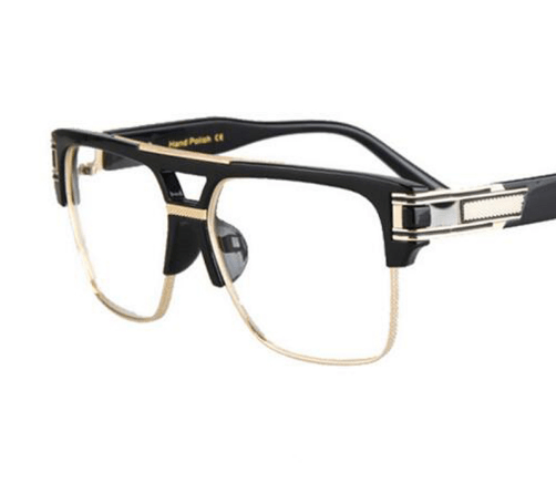 Men's sunglasses by Memories but Unique with dark tinted lenses and stylish black frames, perfect for outdoor fashion.