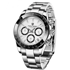 Men's Quartz Watch by Memories but Unique with a sleek round dial and metal band, showing the time and stylish design.