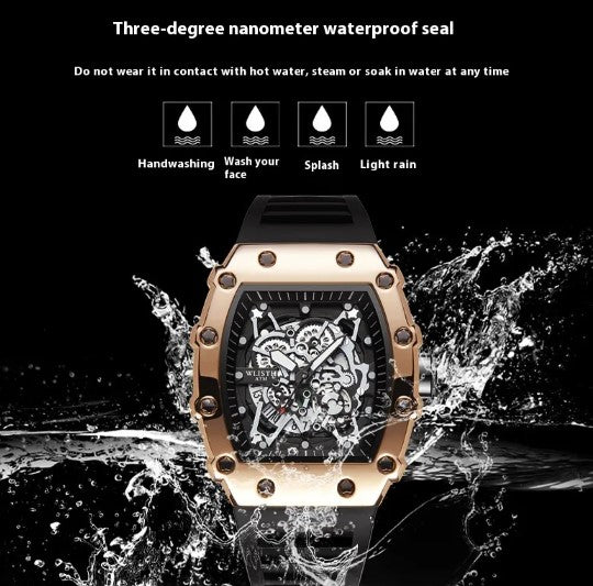 Luminous Men's Watch by Memories but Unique featuring a sleek design with glowing dial and stainless steel strap.