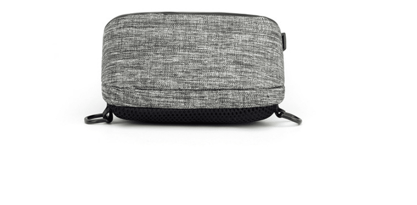 Waterproof anti-theft men's travel chest bag by Memories but Unique, showing secure front pocket and adjustable strap.