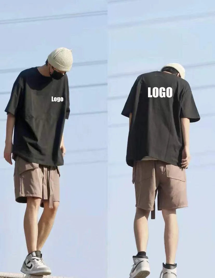 Stylish men's loose-fit designer T-shirt with printed design by Memories but Unique, high-quality fabric, casual fashion look.