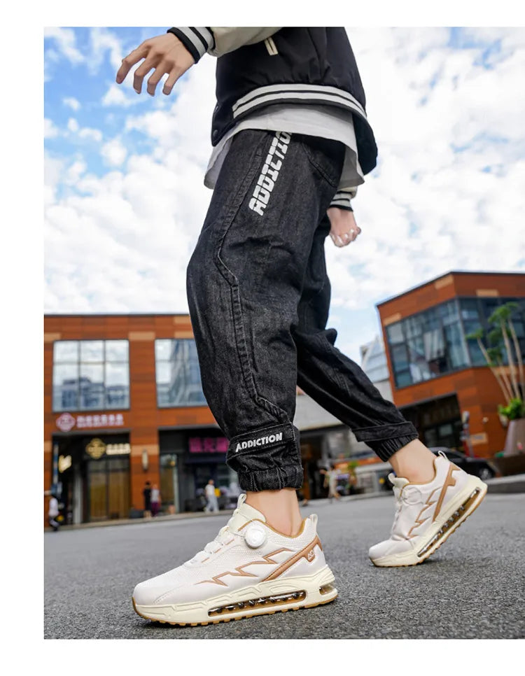 Men's casual sneakers from Memories but Unique, breathable fabric, stylish loafers, trainers, and running shoes for men.