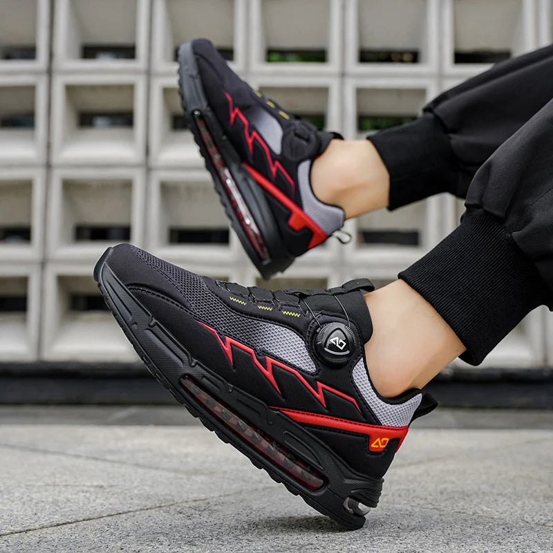 Men's casual sneakers by Memories but Unique, featuring breathable fabric, stylish loafers, and sporty running shoes in a modern design.