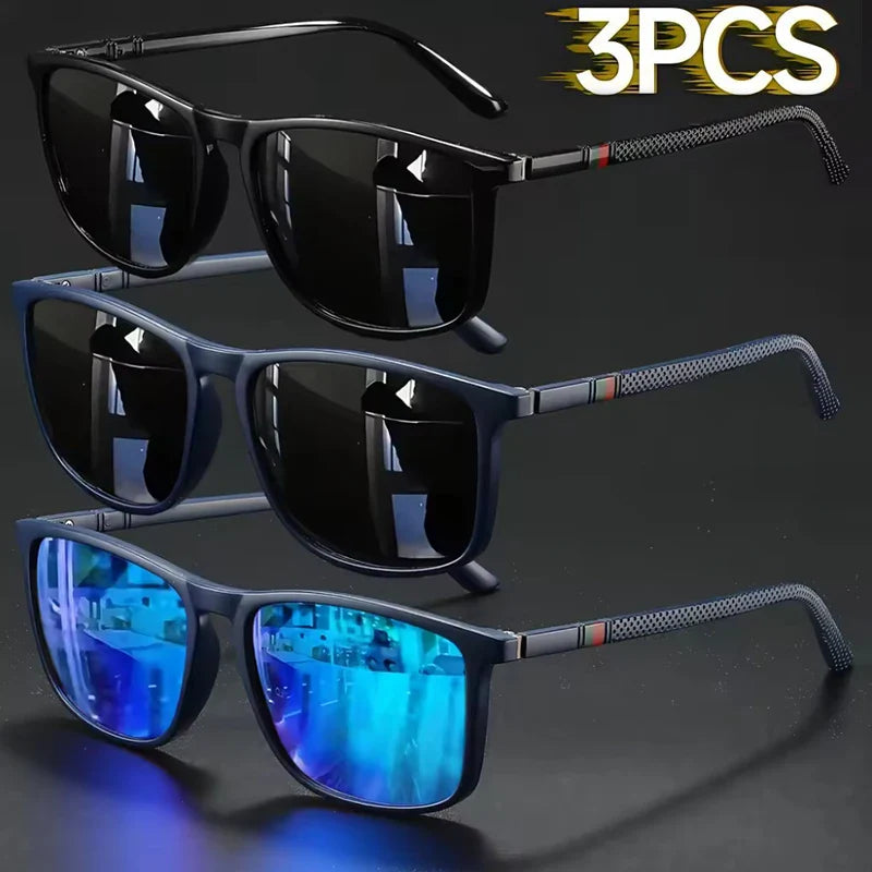 Vintage cycling sunglasses by Memories but Unique with tinted lenses and sporty design on a neutral background.