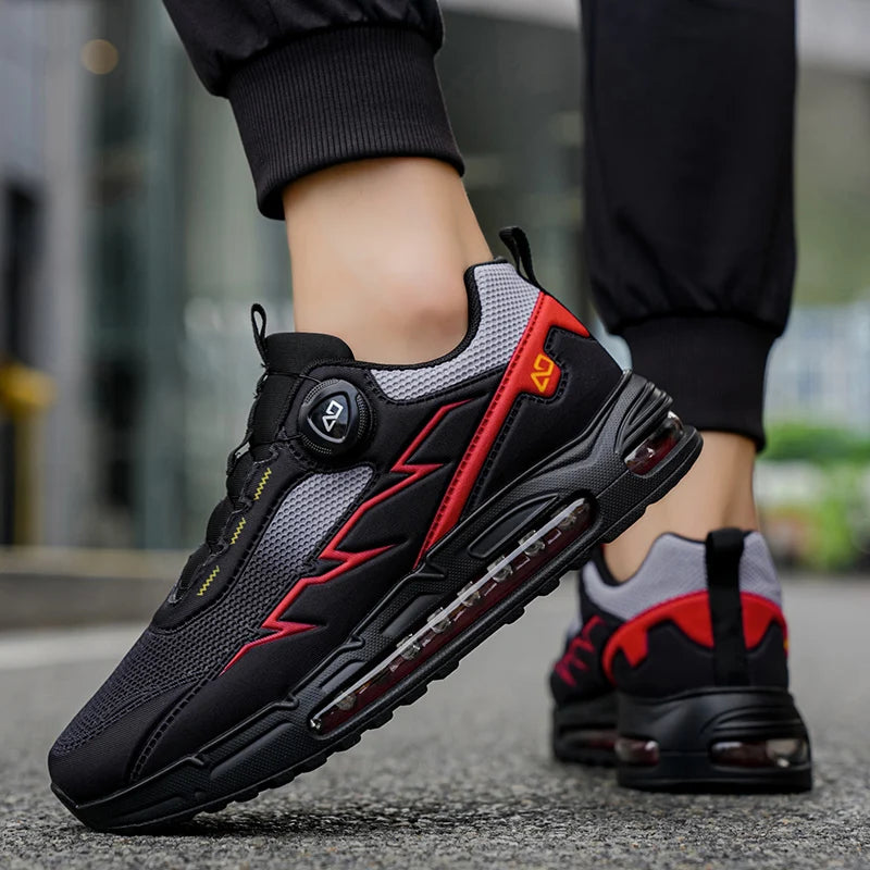 Men's breathable casual sneakers by Memories but Unique, featuring a stylish design suitable for running and everyday wear.