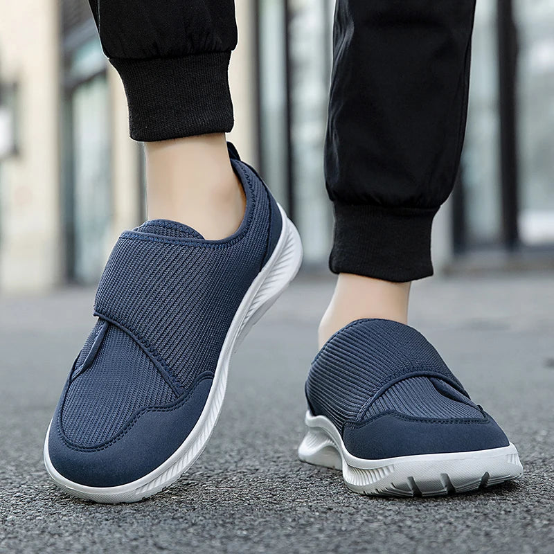 Men's casual breathable lightweight minimalist shoes by Memories but Unique, featuring comfortable design and easy slip-on wear.