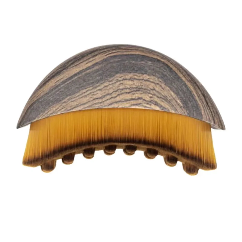 Lymphatic contour face brush by Memories but Unique for chin and jawline sculpting, drainage massage, ergonomic skin fitting design.