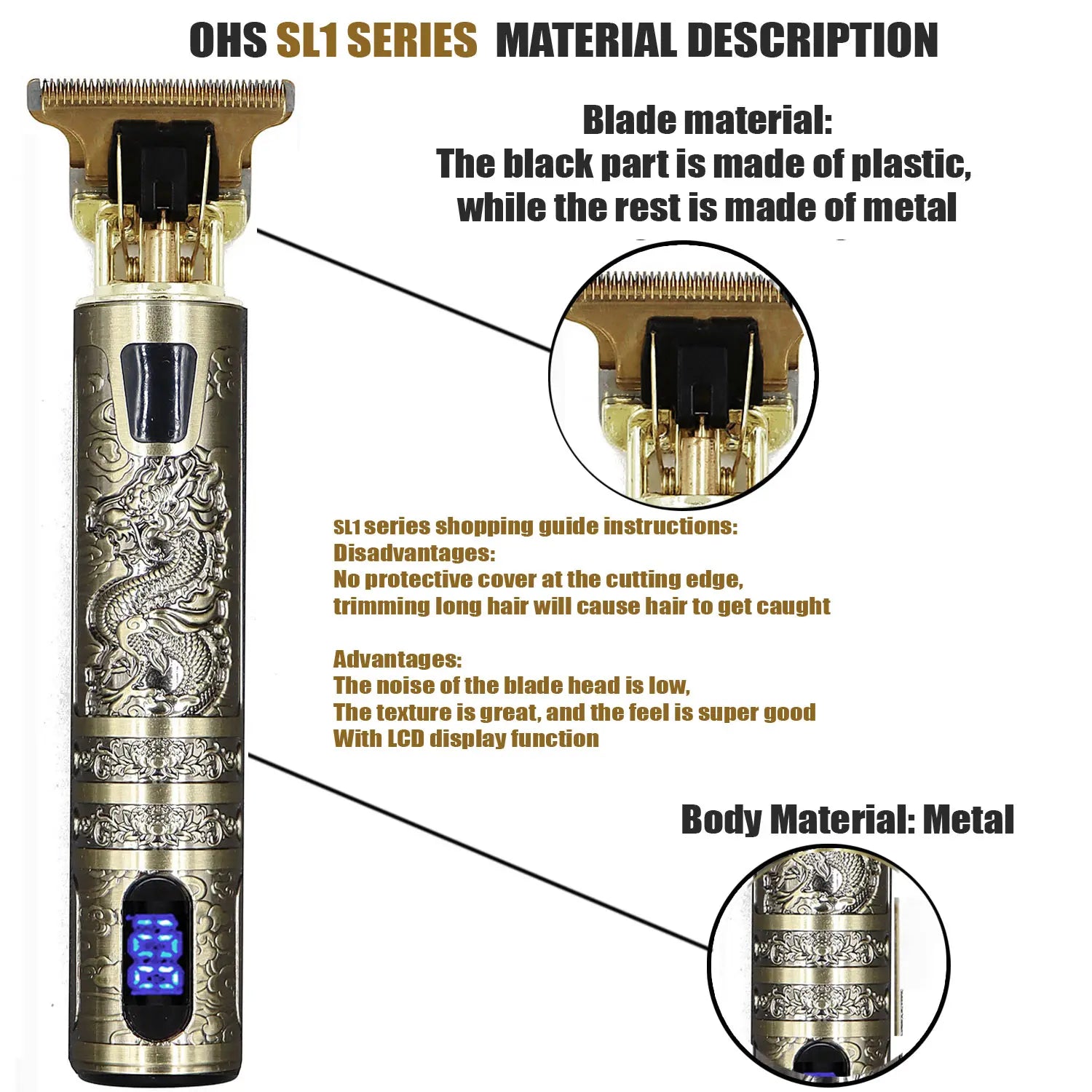 Memories but unique T9 electric hair clipper with 0mm blade for beard, body, and hair trimming, featuring a sleek barber shaver design.
