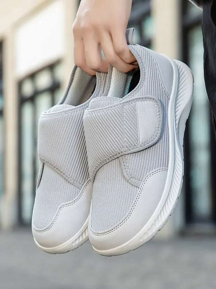 Men's breathable, lightweight casual shoes by Memories but Unique, featuring minimalist design and comfortable fit.