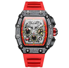 Men's ONOLA watch by Memories but Unique with a sleek black dial and silver stainless steel band, stylish and modern for everyday wear.