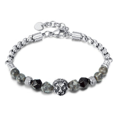 Italian handmade stainless steel men's bracelet by Memories but Unique, casual trendy jewelry for birthdays and anniversaries.