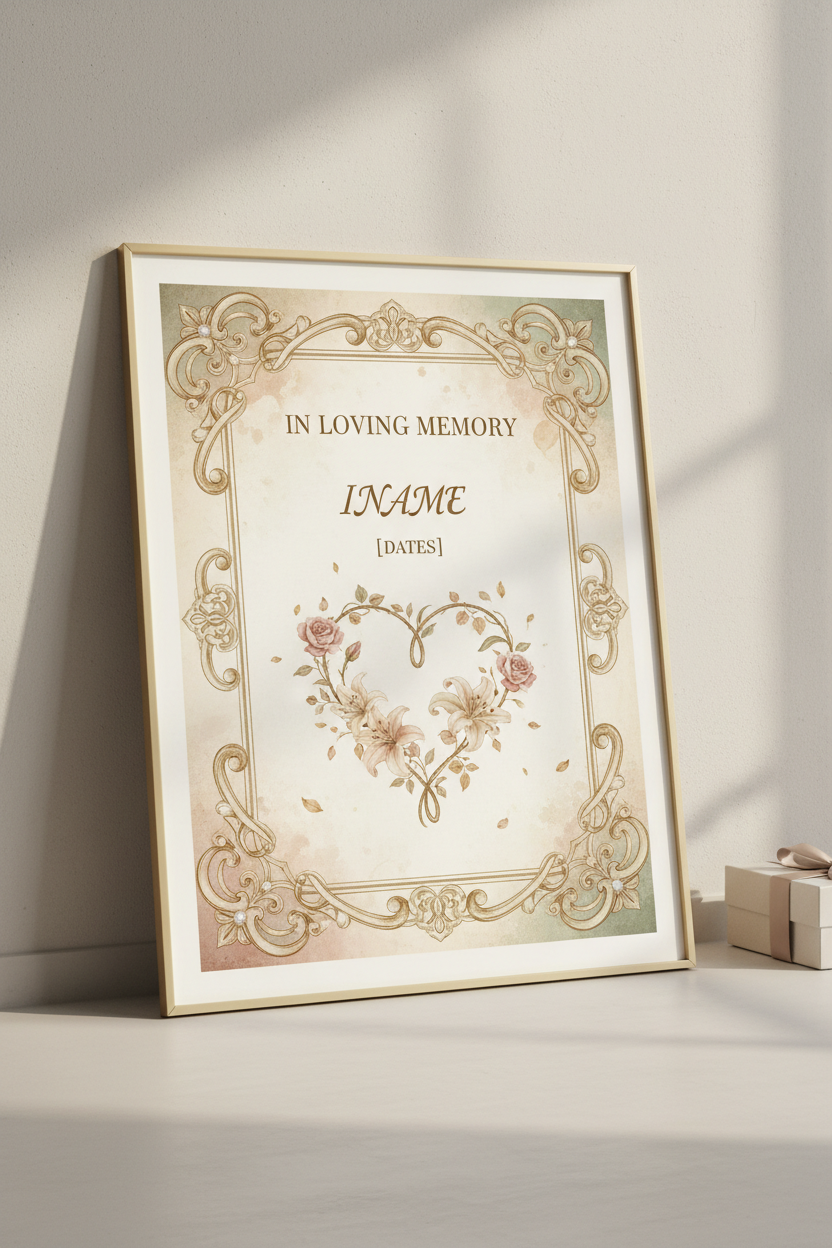 Customizable rolled poster with "Print it your way" minimal wall art, perfect for home, office, or dorm decor.