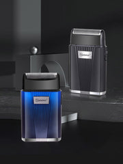 Portable electric shaver by Trendsi with USB rechargeable compact design and ABS plastic construction for easy grooming.
