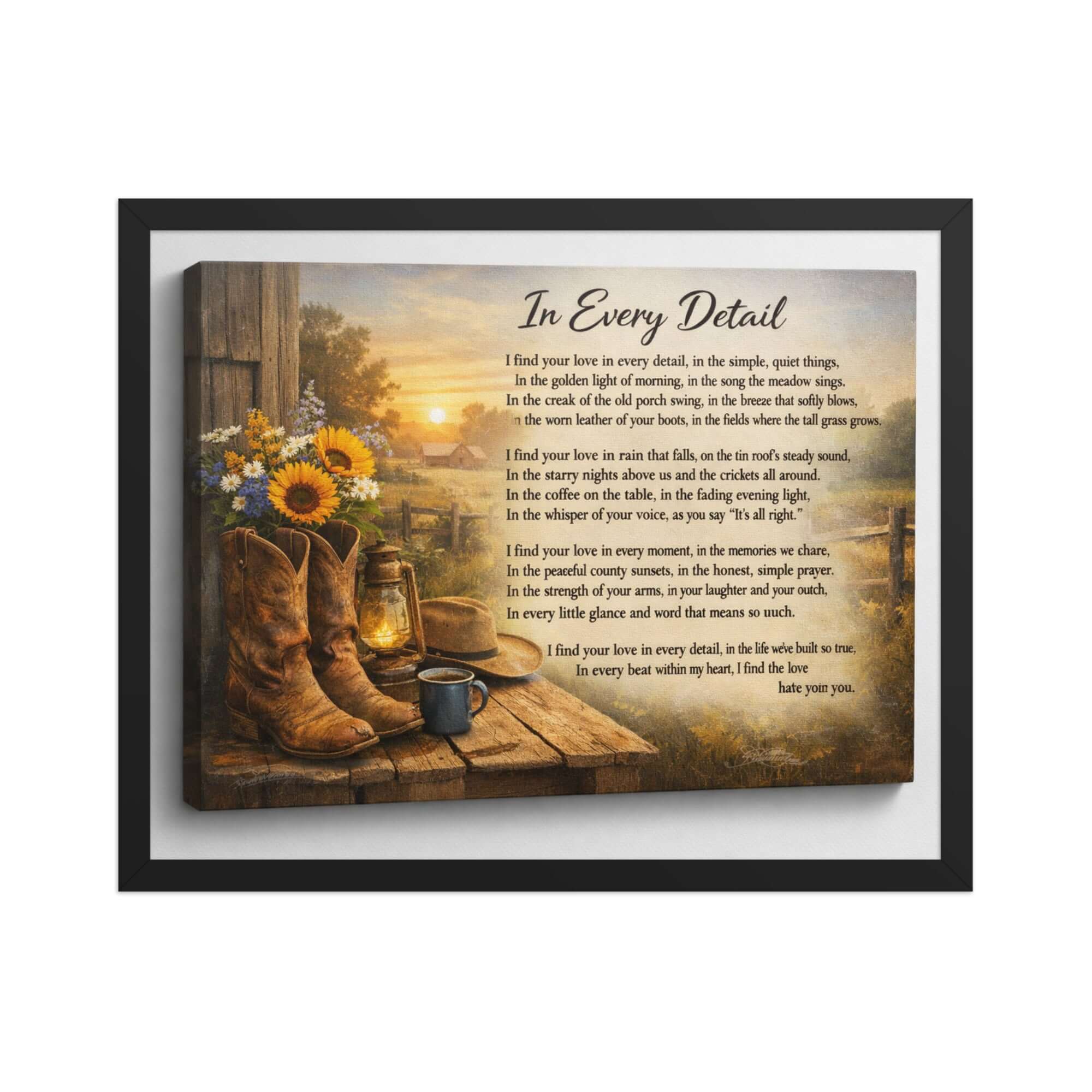 Framed vintage art print by Robyn & Grit on enhanced matte paper, ready to hang in black 16x20 inch frame.