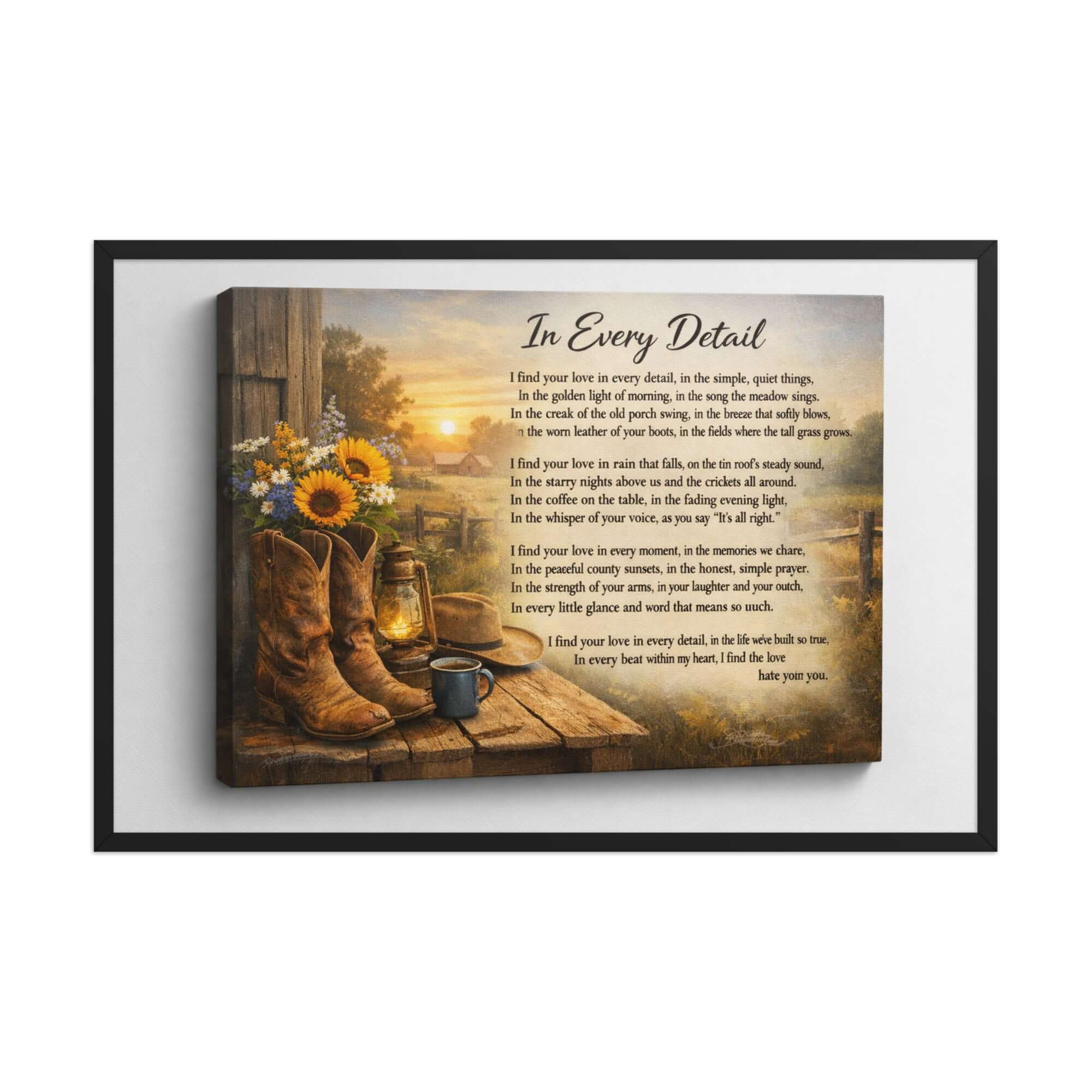 Framed vintage art print by Robyn & Grit on enhanced matte paper, ready to hang, featuring a stylish black 24x36 poster.