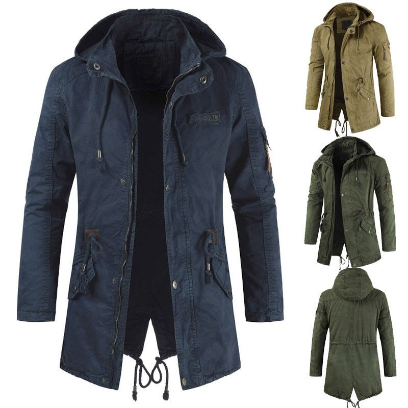 Men's jacket by Memories but Unique, shown in a stylish design with a comfortable fit, perfect for casual or outdoor wear.
