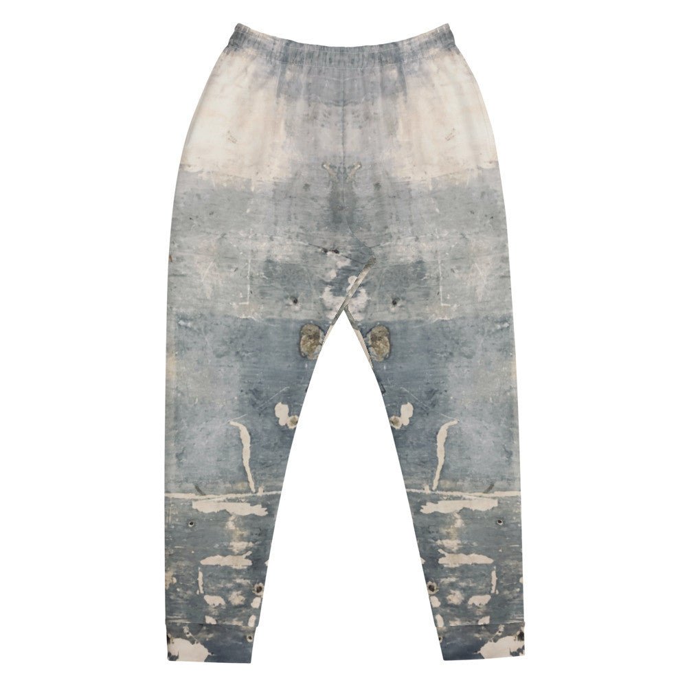 CLOCHARD Grunge men's joggers by Memories but unique, featuring distressed fabric and relaxed fit in dark color.