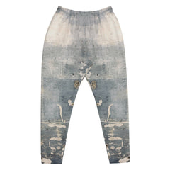 CLOCHARD Grunge men's joggers by Memories but unique, featuring distressed fabric and relaxed fit in dark color.