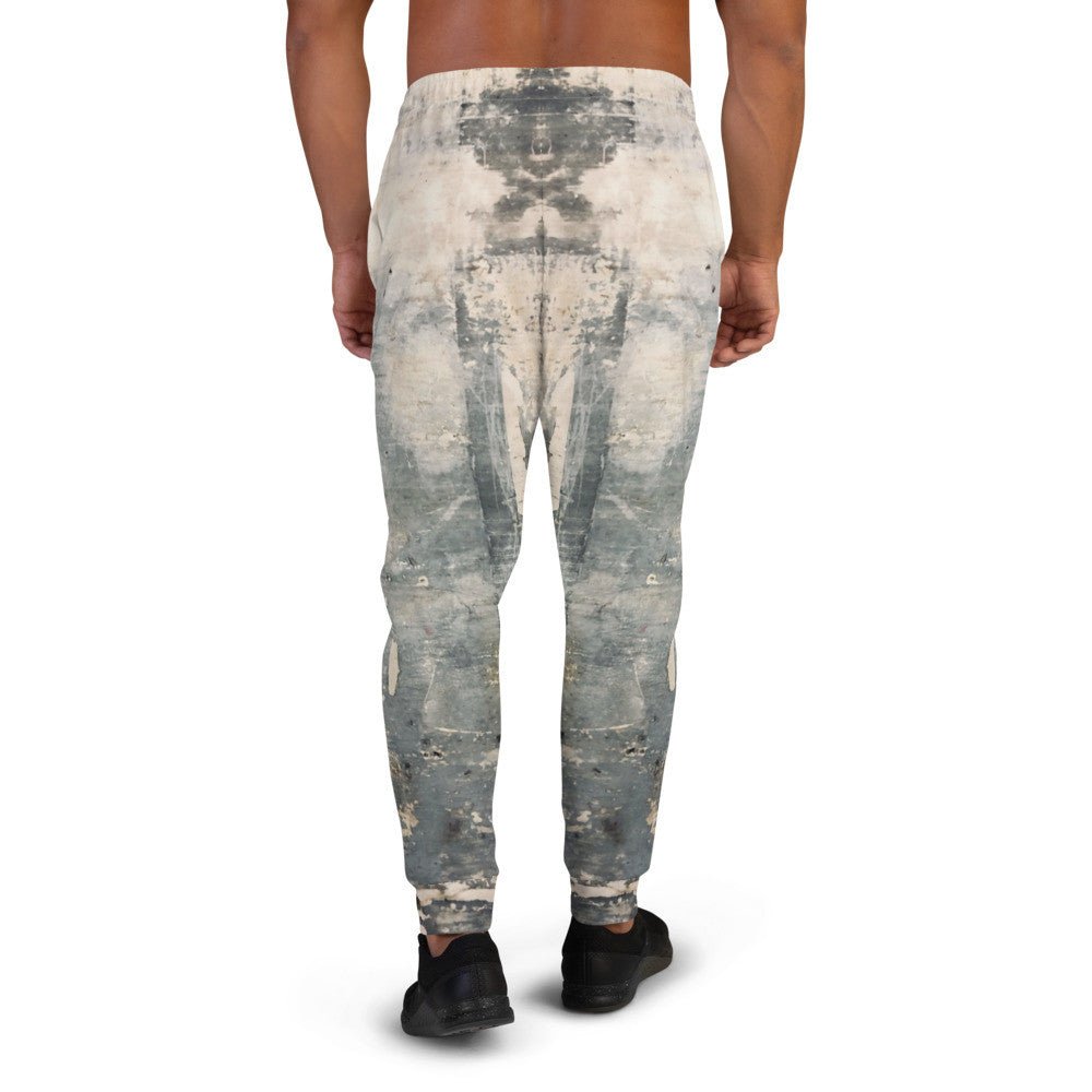 Gray CLOCHARD Grunge men's joggers by Memories but Unique featuring a relaxed fit and casual style with drawstring waistband.